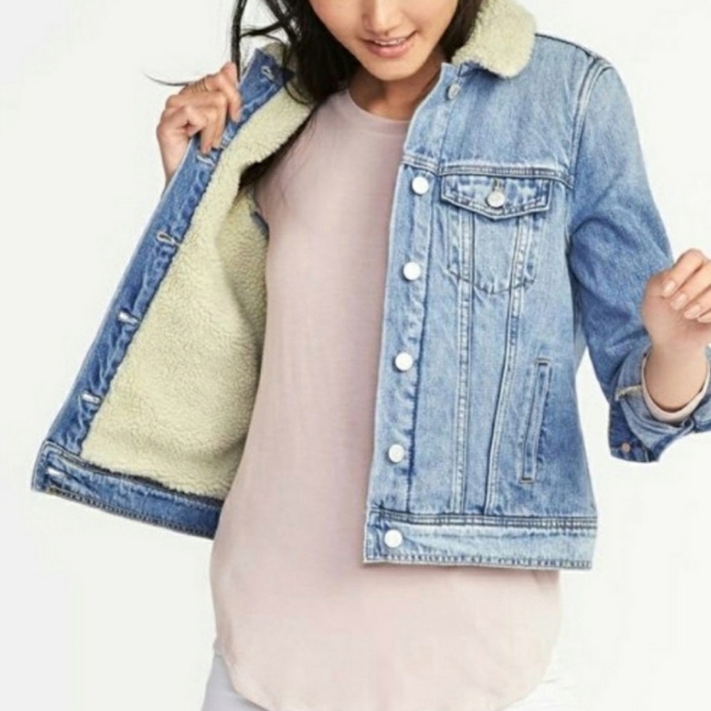 Gap Sherpa Denim Jacket (M)